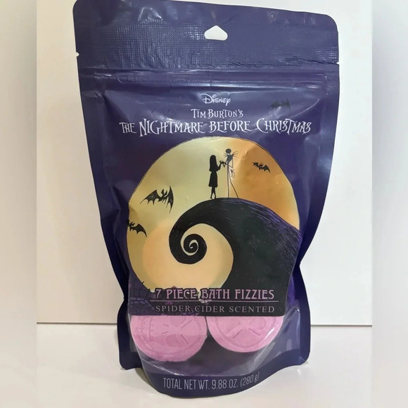 Disney Other - Nightmare Before Christmas Spider Cider Scented Bath Bombs Fizzies